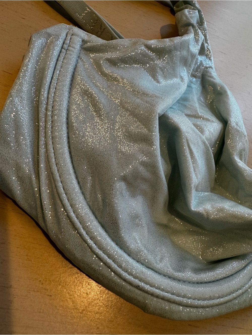Victoria's Secret Shimmery baby blue Top